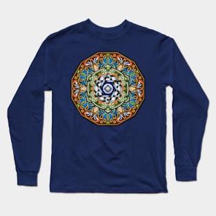 Mandala Shalom V1 Long Sleeve T-Shirt